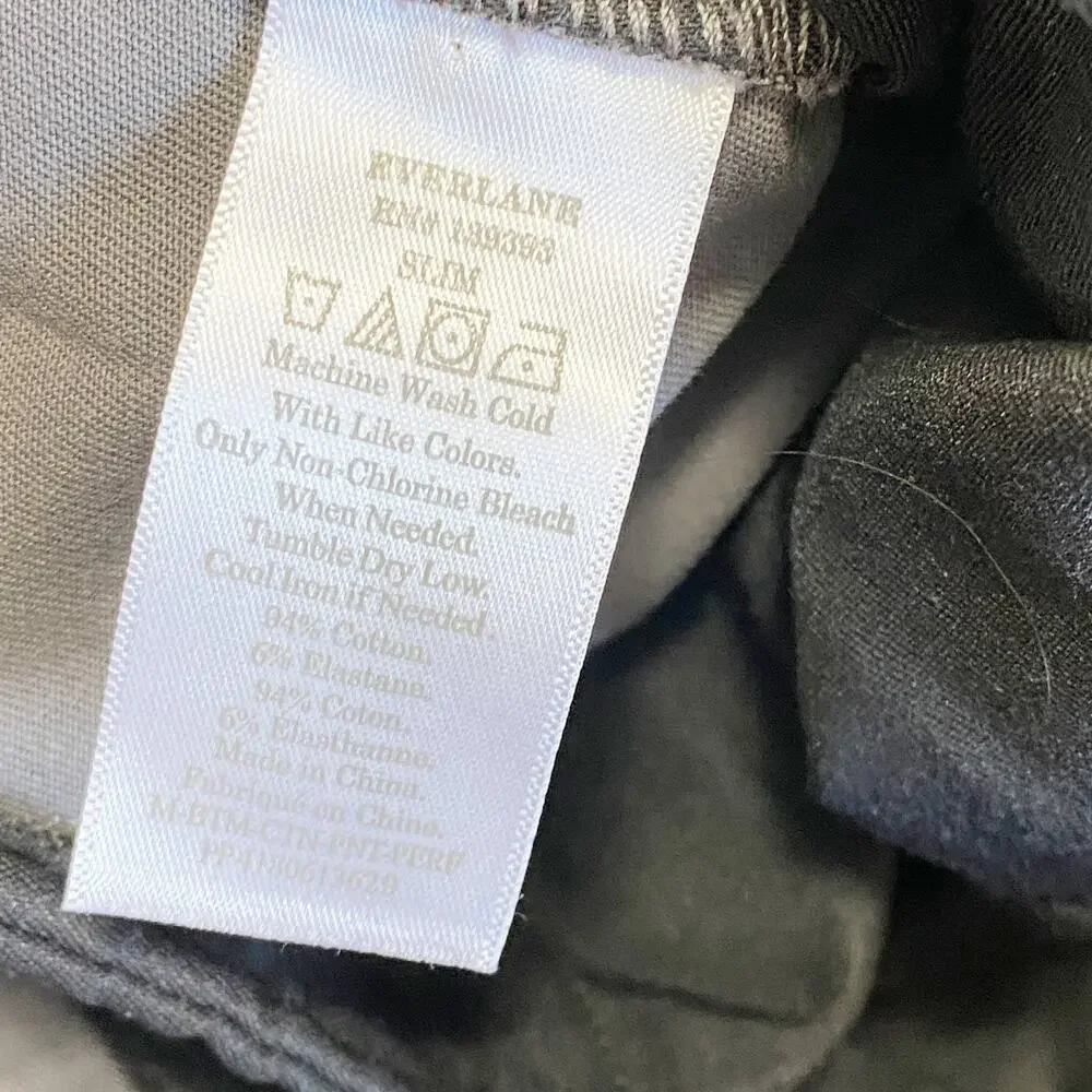 Everlane Mens Gray Slim Fit‎ Chino Pants Size 32x30 Career Office Everyday Basic